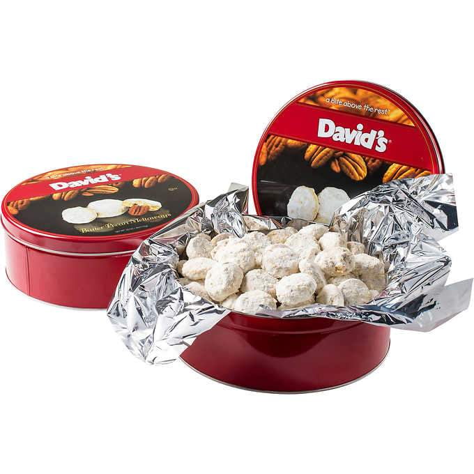David's Cookies Butter Pecan Meltaways 32oz, 2pack