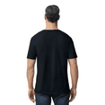 thumbnail image 5 of Gildan Softstyle V-Neck T-Shirt, Mens Classic Fit, Ring-Spun Cotton Tee, Soft & Durable, Black 6 Pack, L, 5 of 5
