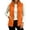 *Orange, variant on ClodeEU Women's Stand Collar Zip Up Fleece Vest, Sleeveless Lightweight Warm Gilet With Pockets ,Women's Plus L