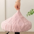 thumbnail image 5 of Gumesh 1-Pack Stool Covers Round, Elastic Bar Stool Covers Washable Stool Cushion Slipcover Stretchy Bar Chair Seat Cover for 12-14 Inch Chair, Pink, 5 of 6