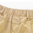 thumbnail image 7 of Shorts Boys Khaki Cargo Shorts Elastic Waist Drawstring Pull-On Boy Summer Boys Soccer Shorts 8-9 Years, 7 of 7