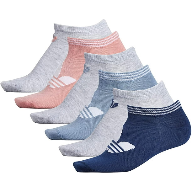 adidas Originals womens Trefoil Superlite No Show Socks 6-pair ...