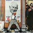 thumbnail image 3 of Norman Rockwell "Elect Casey" New CUSTOM FRAMED Art Print Generic, 3 of 3