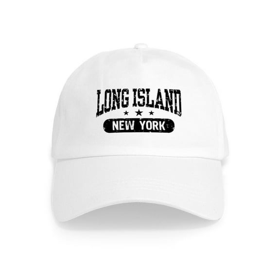 CafePress - Long Island New York Cap - Adjustable 100% Brushed Unisex Casual Cotton Baseball Cap, Beige, 1