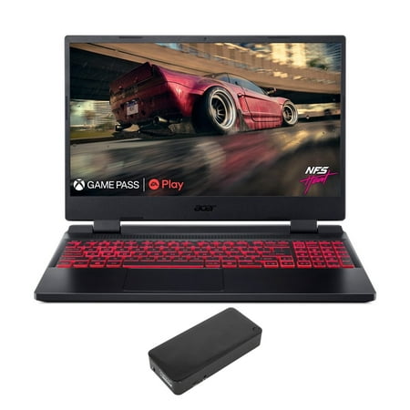 Acer Nitro 5 Gaming/Entertainment Laptop (AMD Ryzen 7 6800H 8-Core, 15.6in 165 Hz Quad HD (2560x1440), NVIDIA GeForce RTX 3070 Ti, 64GB DDR5 4800MHz RAM, Win 11 Home) with DV4K Dock