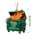 thumbnail image 2 of 2025 Funny Dumpster Fire Ornament Personalized 2D Acrylic Christmas Tree Decoration with Customization Option for Xmas Tree Home Decor Holiday Gift for Men and Women, 2 of 8
