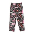 thumbnail image 4 of Daiia Various Languages Mother Women's Sleep Pant with Pockets and Drawstring,Pajama Pants-XX-Large, 4 of 9