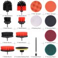 thumbnail image 2 of 21PCS taladro 21PCS (no incluye taladro) Juego de cepillos de taladro para limpieza - Meterk Brocha, 2 of 7