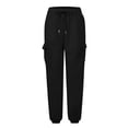 thumbnail image 5 of Hauaitttt Womens Sweatpants Cargo Lined Baggy Athletic Jogger with Pockets 2025 Casual Trendy Pants Fall Outfits Casual Pant Suits for Women Velour Women Pants Casual Women Winter Pants plus Size, 5 of 6