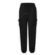 thumbnail image 5 of Pantalones deportivos cargo para mujer: forrados de felpa, cintura alta, holgados, con bolsillos, pantalones informales de moda para otoño, 5 of 6
