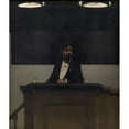 thumbnail image 3 of Harald Slott-Møller 12x14 Black Modern Framed Museum Art Print Titled - Georg Brandes at the University of Copenhagen (1888 - 1889), 3 of 5