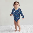 thumbnail image 4 of Xecao Dogs Riding Skateboard Print Baby unisex-baby Cotton Long-sleeve Bodysuits-18 Months, 4 of 6