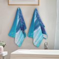 thumbnail image 3 of 3D Cute Dolphin Bubble Hand Towels 2 PCS, Summer Sea World Kitchen Towel Ultra Soft and Highly Absorbent,Decorative Fingertip Face Towel for Bathroom Hotel, 28.3"x14.4", 3 of 4