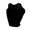 thumbnail image 5 of Seamless Yoga Tank Tennis Top for Workout with Built-In Support for Everyday Home Gym and Fitness Activewear Black XL, 5 of 5