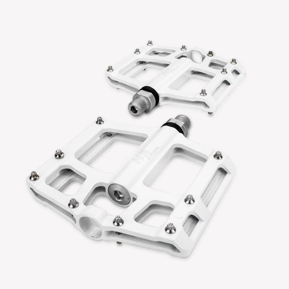 Pedales para bicicleta BMX 1/2 aluminio blanco blanco M