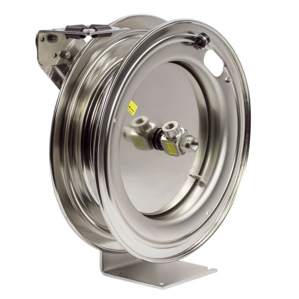 COXREELS P-LPL-425-SS Coxreels 1/2" x 25 ft. Spring Return Hose Reel, Max 300