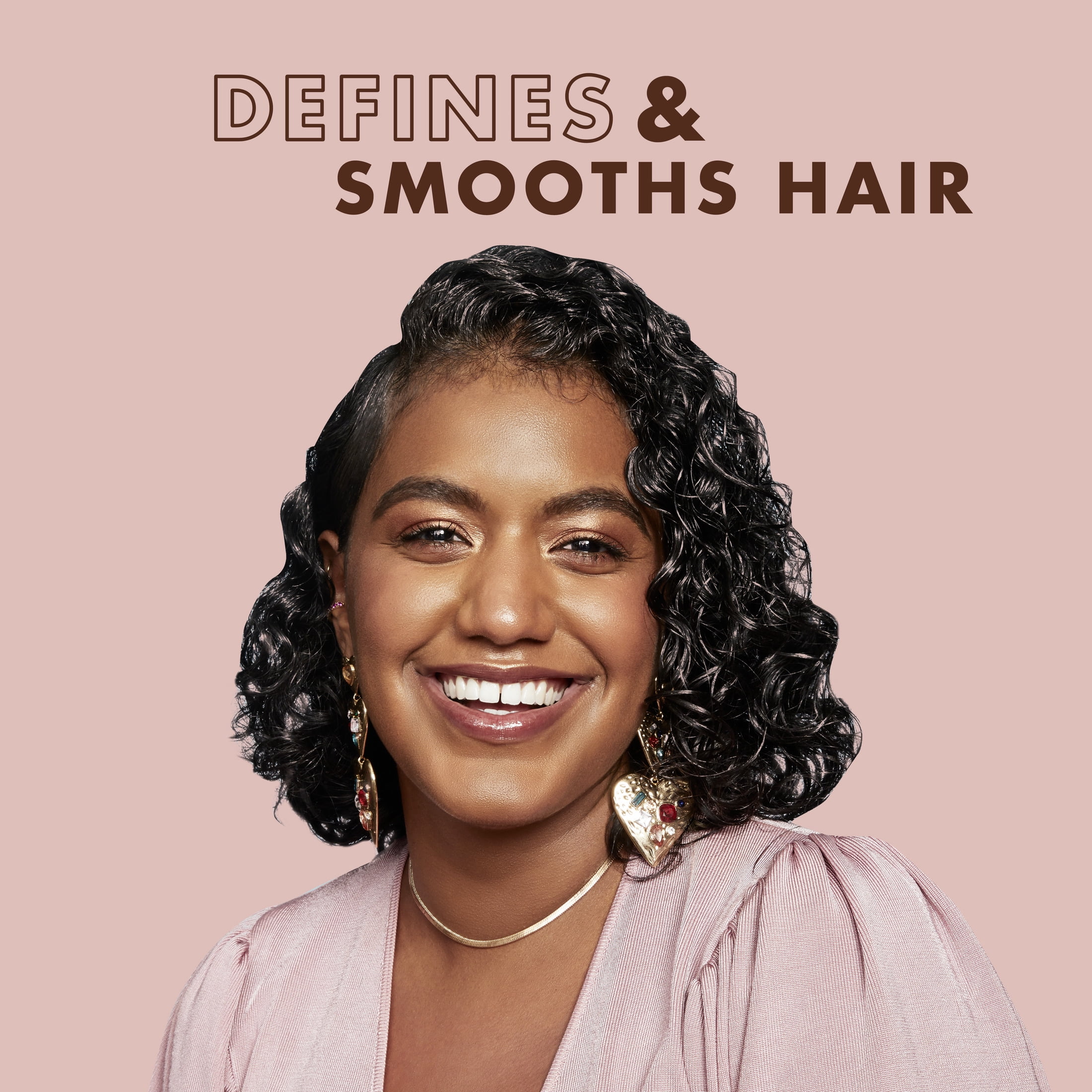 SheaMoisture Define & Shine Styling Gel + Flaxseed Coconut & Hibiscus, 15 oz
