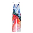 thumbnail image 4 of ICHUANYI Liquidación Mujer Moda Casual Impreso Bolsillo Mameluco Largo Traje Correa Camis Mono ICHUANYI WER202308253666, 4 of 8