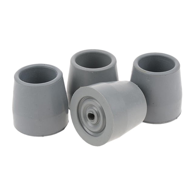Puntas de muleta de goma Sunnimix 2x4 Piezas Protector de Extremo inferior Gris 3 Piezas