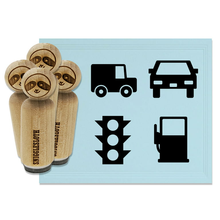 Incraftables Rubber Stamp Kit (5 Pack). Printmaking Linoleum Block Kit w/  Cutting Blades Tools. 
