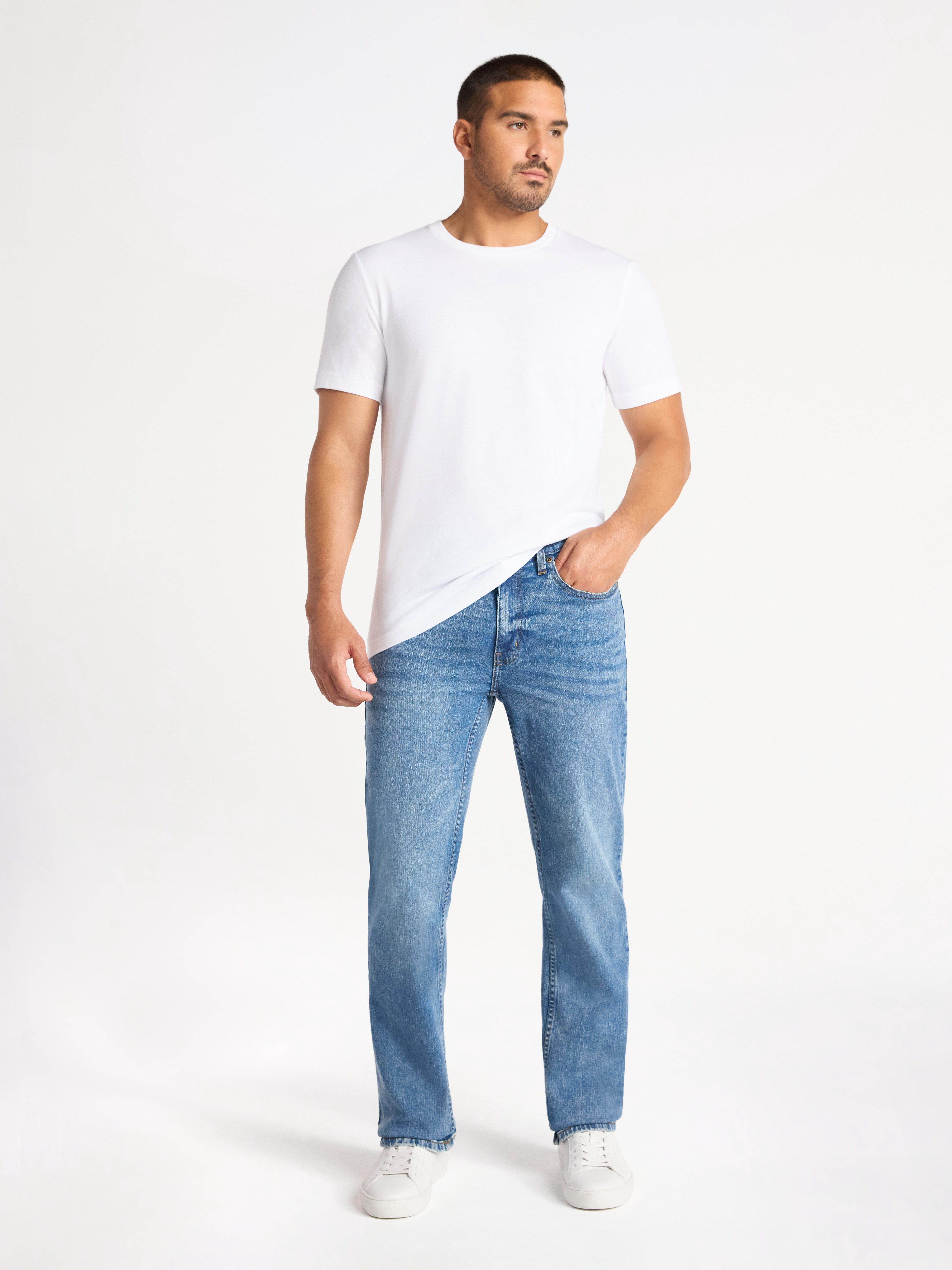 George Men's and Big Men's Classic Fit Crewneck Tee with Short Sleeves, Sizes XS-3XL