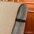 thumbnail image 6 of Subrtex Reversible 1-Piece Quilted Recliner Chair Cover, Large, Sand, 6 of 8