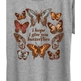 thumbnail image 3 of Instant Message - Give You Butterflies - Women's Short Sleeve Graphic T-Shirt, 3 of 6