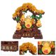 thumbnail image 4 of Adornos De Escultura De Calabaza, Adornos De Estatuilla De árbol De Calabaza, Textura Suave De Oro Arenoso Que Atrae La Riqueza, Regalo De Apertura Para La Oficina ANGGREK Otros, 4 of 8