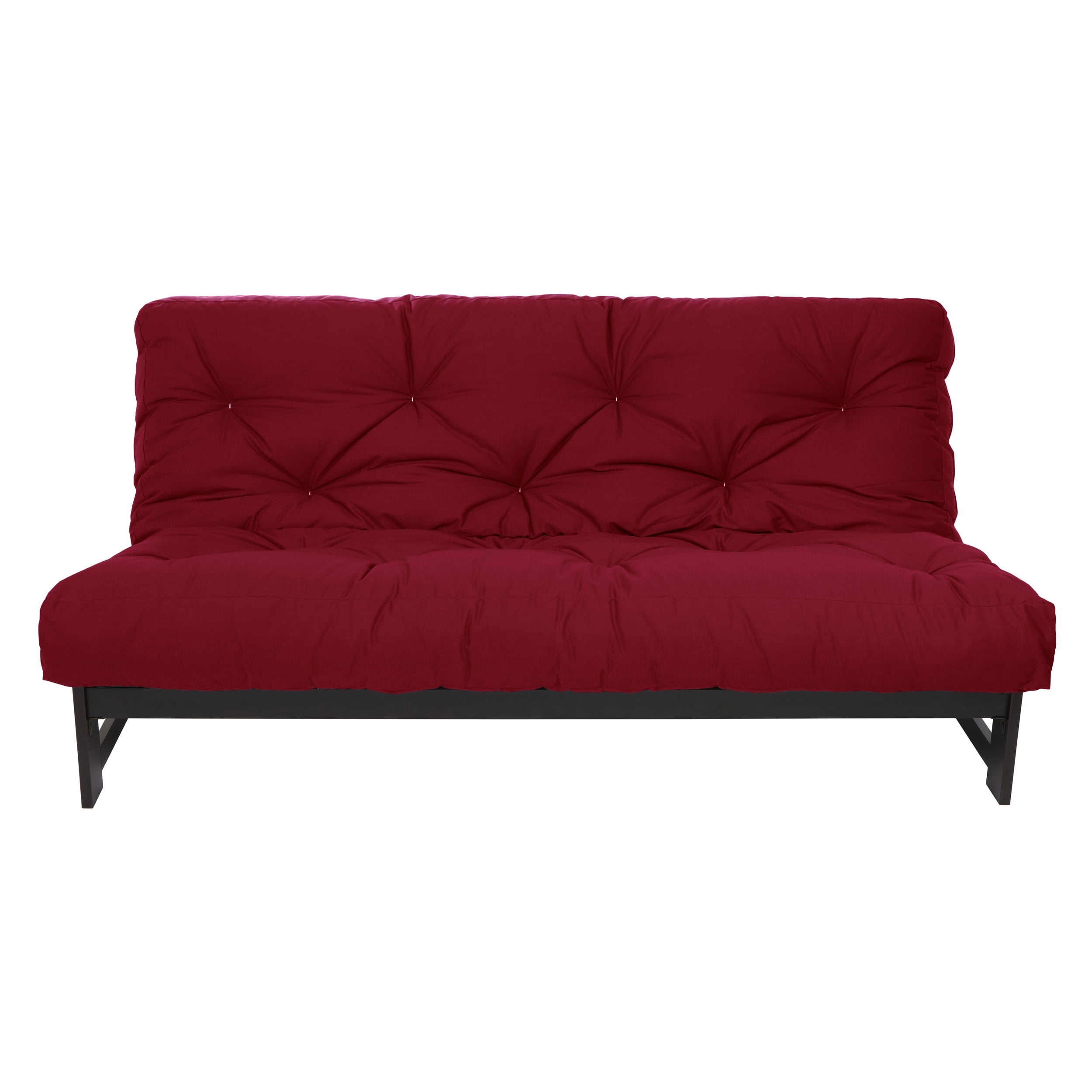 Sorra Home - 12 inch Reversible Tufted Futon Mattress, Queen Size