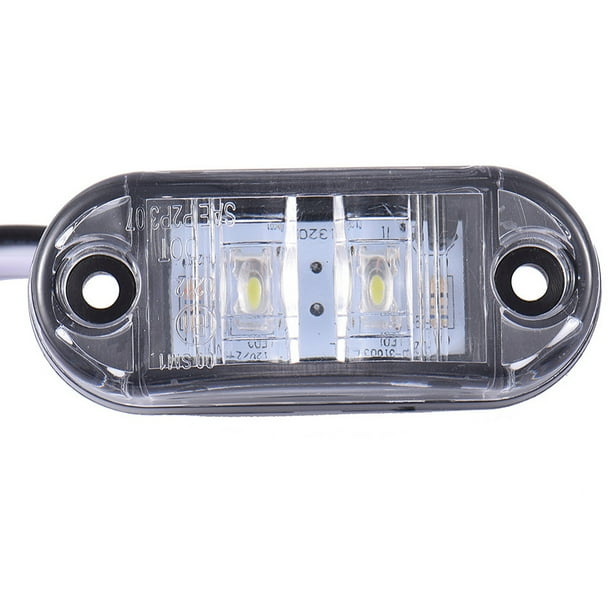 2pc 2LED Side Marker Lights For Trucks Side Clearance Marker Light