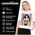 thumbnail image 4 of Wonder Woman Your First Women's Boxy Cropped T-Shirt Casual Graphic Tee, 4 of 6