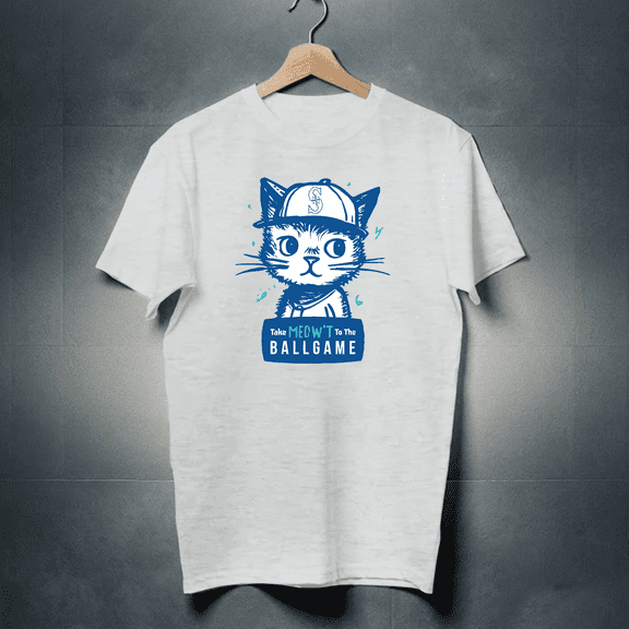 Mariners Take MeowÂ®t to the Ballgame Shirt Limited-Unisex T-Shirt NEW - INSTOCK!