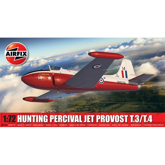 Airfix A02103A Hunting Percival Jet Provost T 3 T4 1/72 Scale Plastic Model Kit