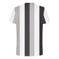 thumbnail image 3 of Maean Men's Striped T Shirt Short Sleeve Round Neck Color Block Summer Tops Casual Tee for Mens, 3 of 5