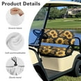 thumbnail image 6 of Uorisanigo Sunflower Printed Golf Cart Seat Covers Club Car Durable Golf Cart Seat Covers 2 Passenger Easy to Clean Seats Protector Golfs Carts Accessories Gifts for Women, 6 of 7