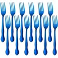 thumbnail image 1 of Stainless Steel Kitchen Dinner Forks 12-Piece Dinner Fork Set 7.3-inch Stainless Steel Forks Classic Flatware Silverware Sets Cutlery Utensils Dinnerware with Flower Edge -Blue, 1 of 6