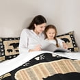 thumbnail image 5 of Feelyou Farmhouse Bear Print Queen Comforter Set, Woodland Animal Bedding Sets, Teens Boys Girls Kids Bedding Comforter Set, Lightweight Room Decor, 3 Pieces, 5 of 8