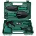 thumbnail image 1 of CNKOO Ensemble de 5 Outils de Jardinage en Acier Inoxydable avec Boîte de Rangement Outils de Jardinage avec Poignée Ergonomique Kit d'Outils de Jardinage Robuste, 1 of 9