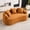 Sienna Orange, variant on Loveseat Sectional Sofa for Living Room, 65’’ Modern Luxury Plush Chenille Extra Deep Seat Curved Cloud Floor Couch with 3 Throw Pillows for Small Spaces, No Assembly Needed, Cream White