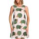 thumbnail image 1 of Balery Cute Armadillo Vestidos de verano para mujer con estampado: vestido holgado sin mangas, vestido playero informal y cómodo para días calurosos., 1 of 7
