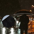 thumbnail image 5 of Unique Bargains Portable Windproof Folding Inverted Umbrella with Cover Blue, 5 of 6