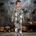 Halloween 2024 The Four Piece Parent Child Outfit With Cartoon Prints