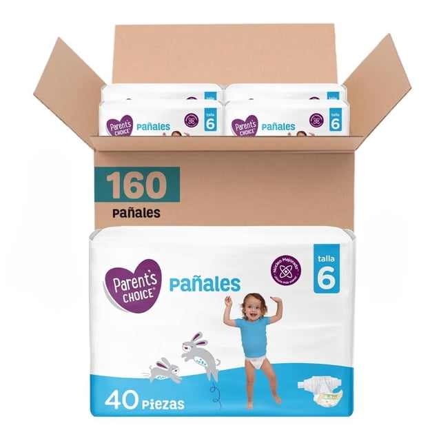 Pañal desechable Parents Choice Etapa 6 unisex 160 pzs