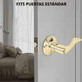 thumbnail image 4 of Stainless steel inner door lock is designed to be used as front door, back door or bedroom lock., 4 of 4
