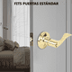 thumbnail image 4 of Stainless steel inner door lock is designed to be used as front door, back door or bedroom lock., 4 of 4