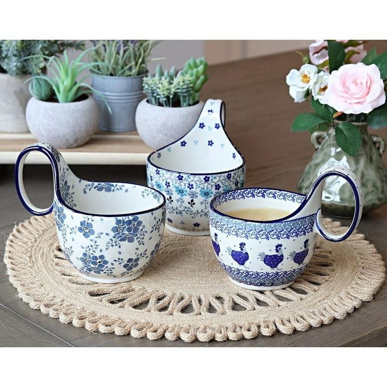 Ceramika Artystyczna Blue Rose Polish Pottery 845 Soup Mug Harvest Bounty -  Walmart.com