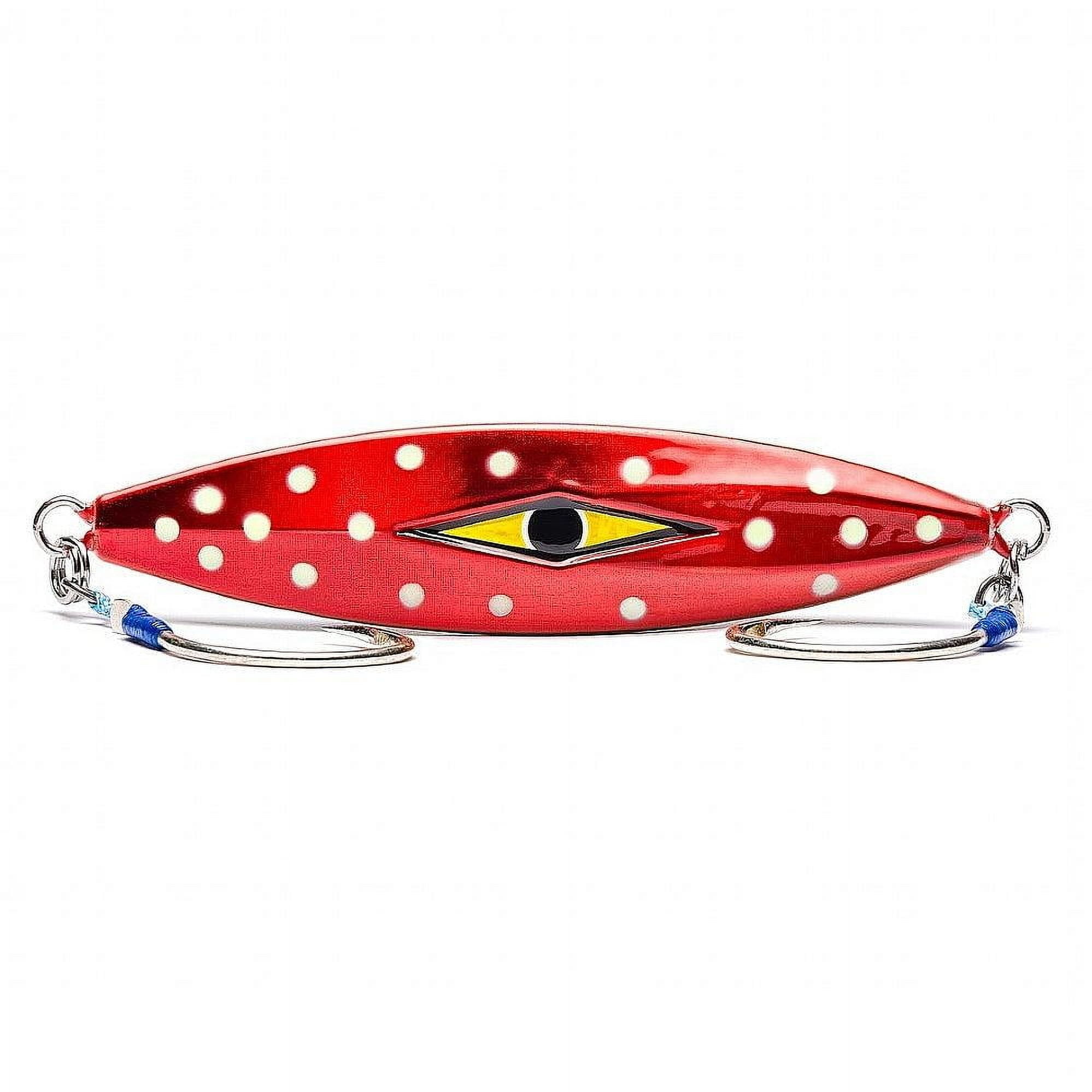 Mustad Staggerbod Slow Fall Jig Gold,Orange,Silver, 9oz | 250g Jigs