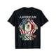 thumbnail image 1 of Estampados modernos y divertidos - Camiseta con bandera de raíces mexicanas de origen estadounidense - Orgulloso de Estados Unidos y amor por México - Camiseta deportiva holgada unisex 100 % algodón p, 1 of 6