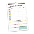 thumbnail image 5 of Weekly Meal Planner Notebook With Tearable Grocery Lists Strong Spirals Binding, 5 of 10