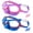 03-blue Red& Pink, variant on Swim Goggles with Nose Cover, 2 Pack Wide View Diving Mask Anti-Fog UV No Leak Toddlers Swimming Goggles for Kids 3-15